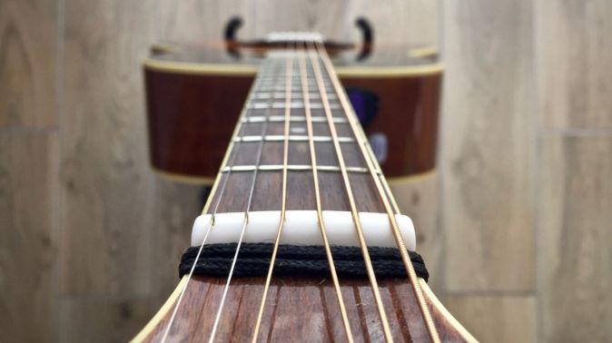Picture of the best acoustic baritone guitar strings